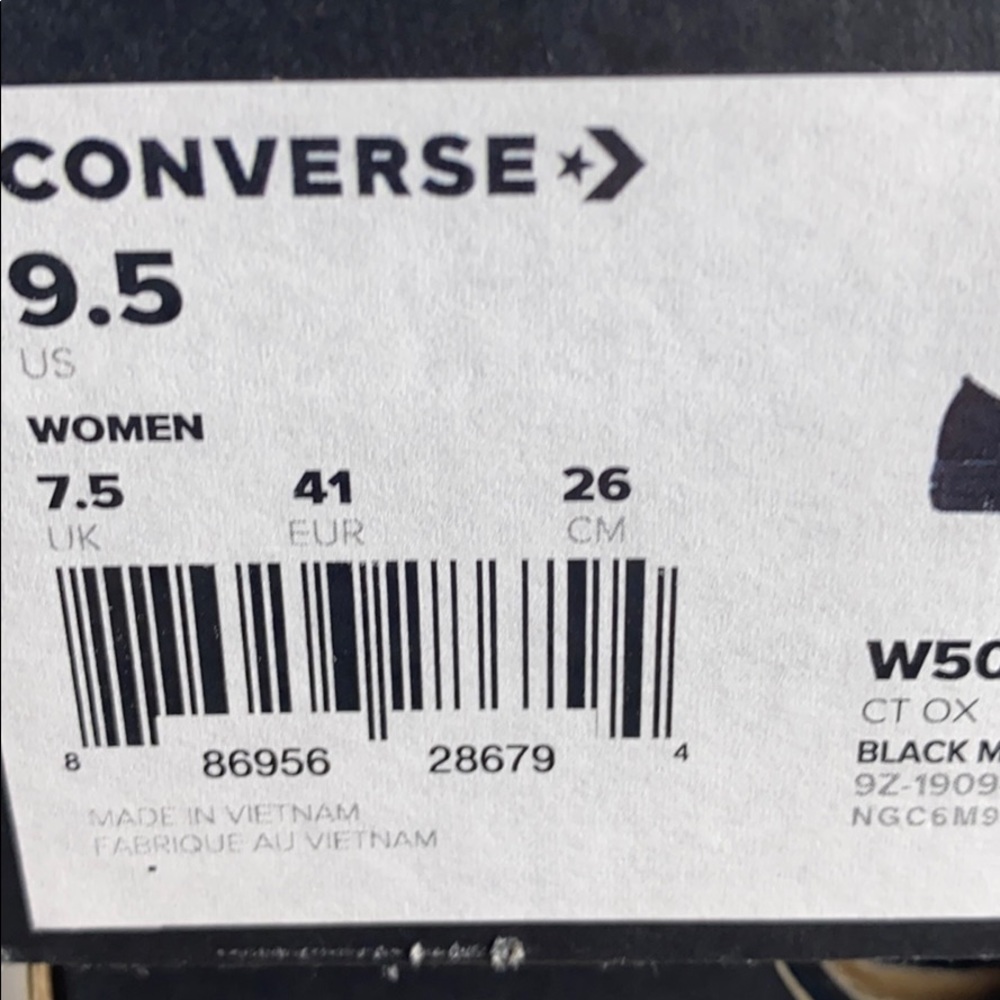 Converse CT OX, new. - Picture 9 of 9